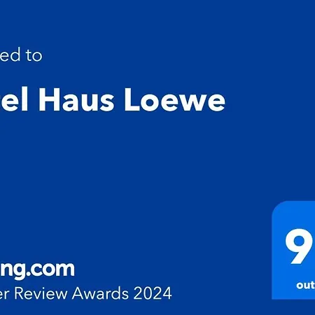 Отель Haus Loewe Фрехен